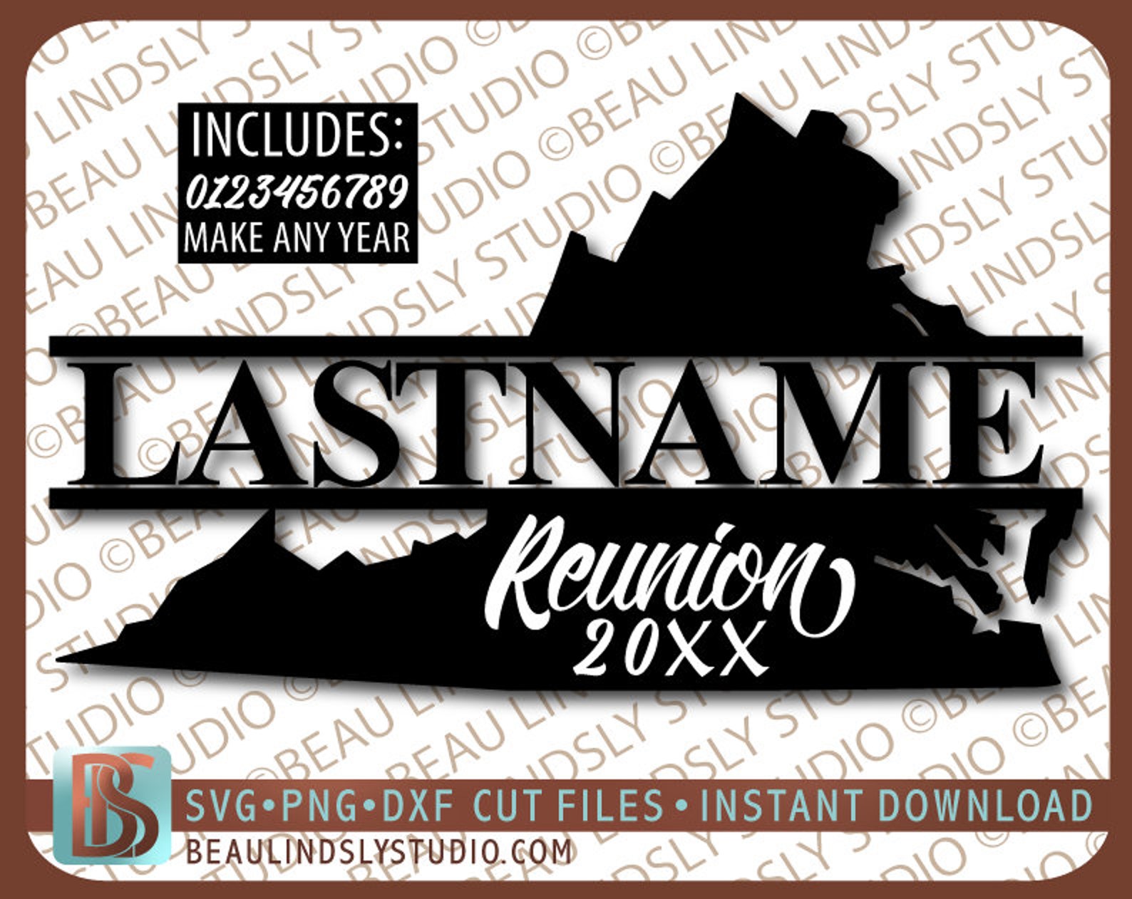 Download Custom Virginia Family Reunion SVG Cutting File Virginia ...