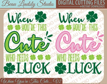 Kids St Patricks Day SVG Cutting File, Happy St Patricks Day Quotes, svg file for Silhouette Pattern, svg file for Cricut Projects, Clip Art