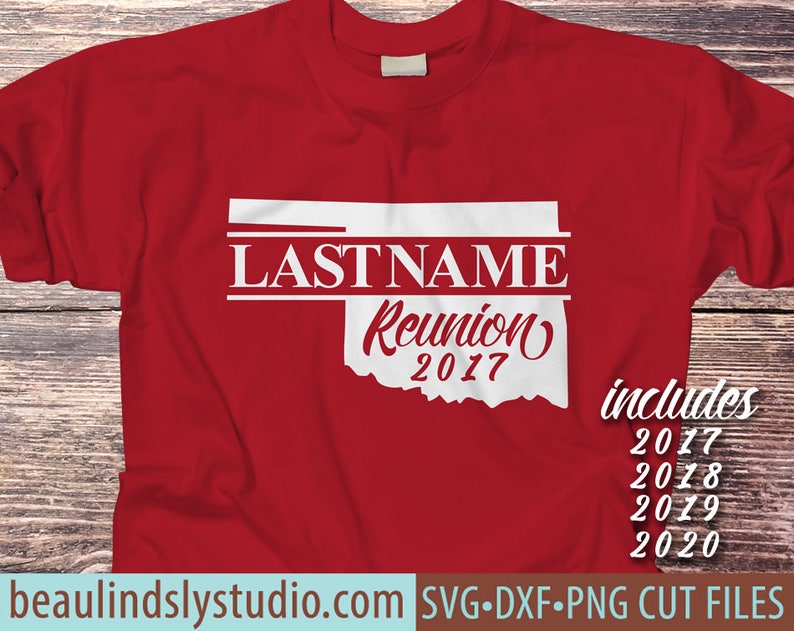 Download Custom Oklahoma Family Reunion SVG Cutting File Oklahoma SVG | Etsy