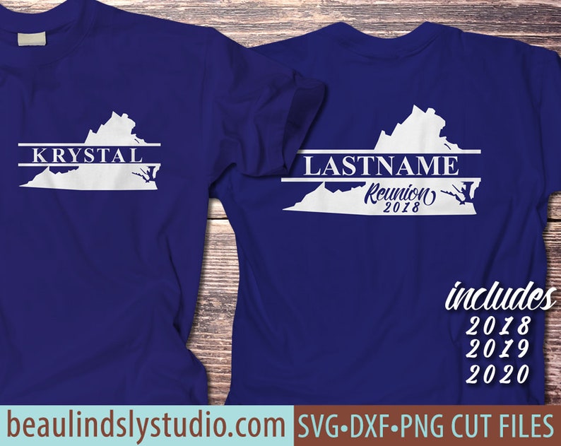 Download Custom Virginia Family Reunion SVG Cutting File Virginia ...