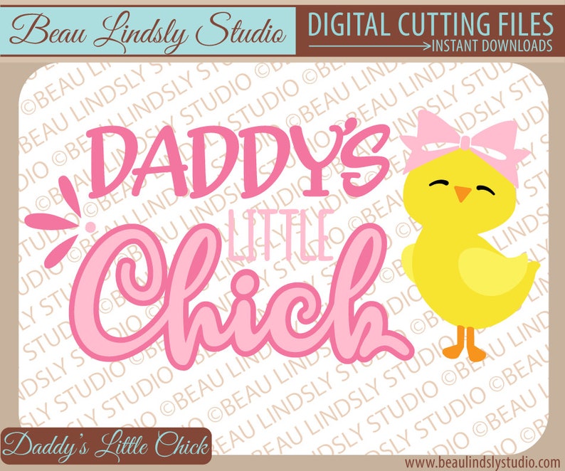 Download Baby Chick Easter Girl SVG Easter SVG Daddy & Me svg File ...