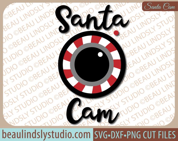 Download Santa Cam Svg File Peppermint Santa Camera Svg File For Etsy 3D SVG Files Ideas | SVG, Paper Crafts, SVG File