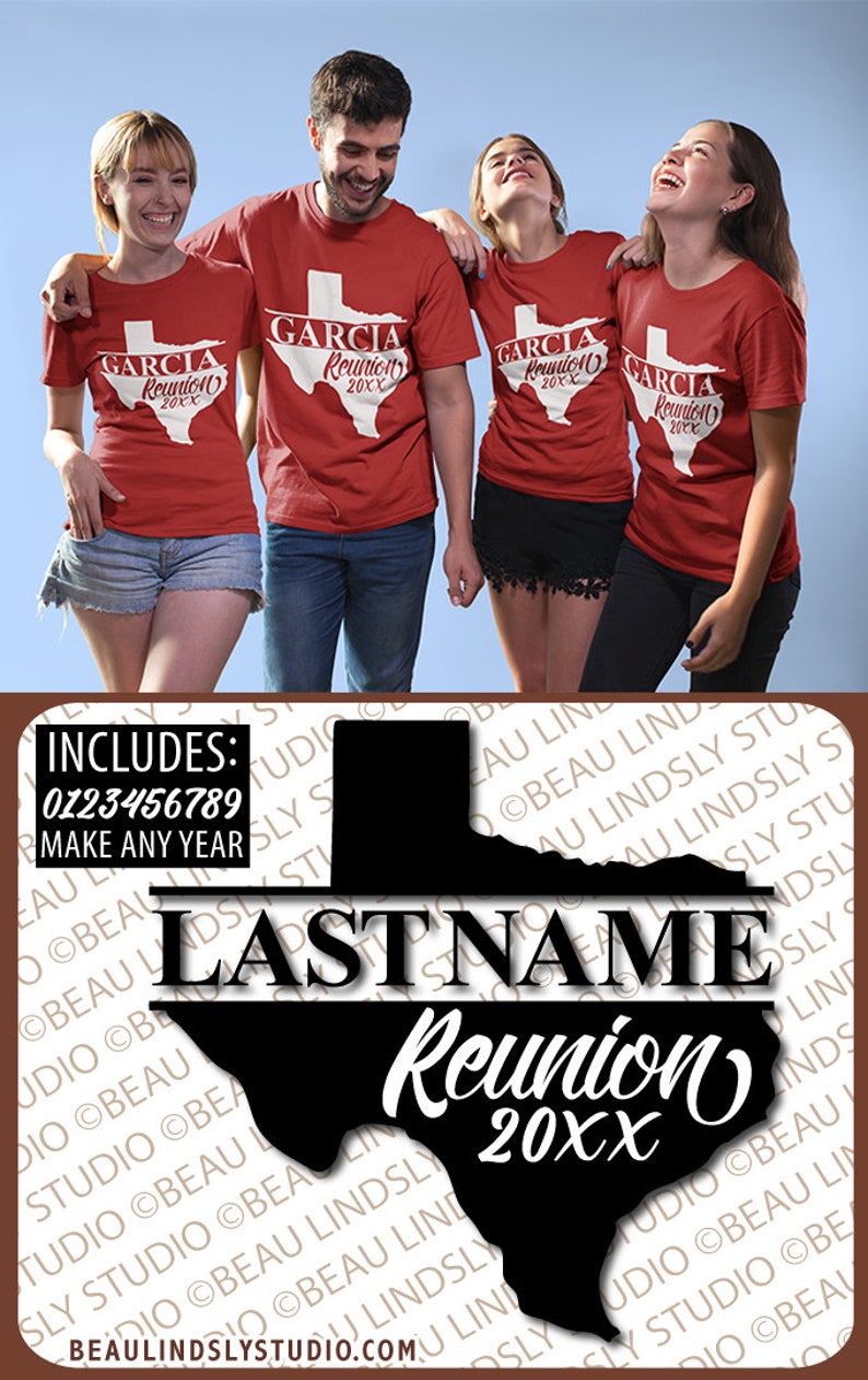 Download Custom Texas Family Reunion SVG Cutting File Texas SVG | Etsy