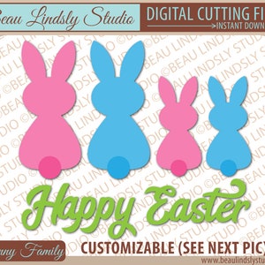 Download Easter Bunny Svg Easter Svg Stick Figure Family Svg Svg Etsy