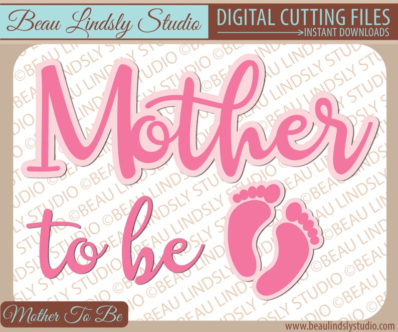 Download Mother To Be SVG File DIY Baby Shower Gift Soon To Be Mom ...