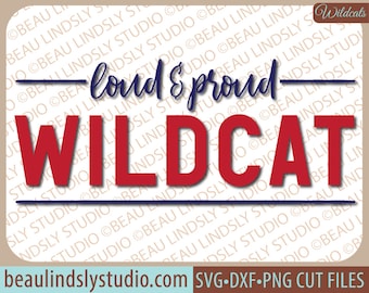 Wildcat SVG, Wildcat Team SVG, Team Sport SVG File, Football Mom svg, Back To School svg File For Silhouette, svg File For Cricut Project