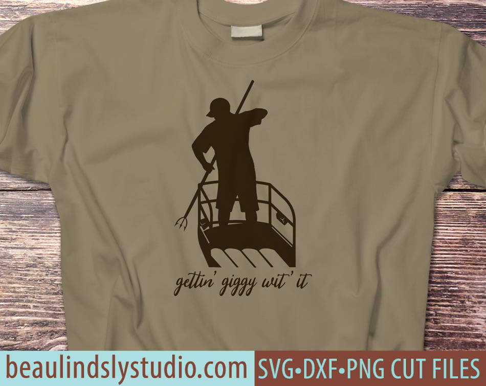 frog gigging shirt