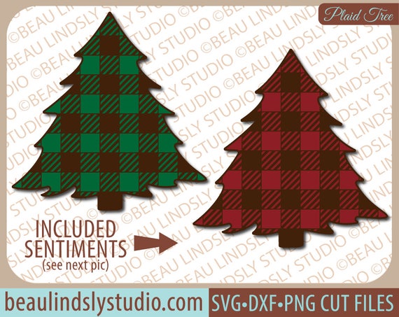 Download Free Christmas Tree Svg File Plaid Svg Canada Svg Canadian Svg Etsy SVG DXF Cut File