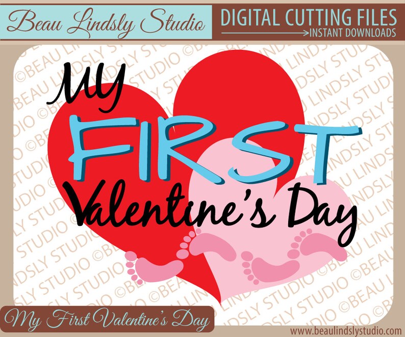 Download Baby's First Valentines Day SVG Cutting File SVG File For ...