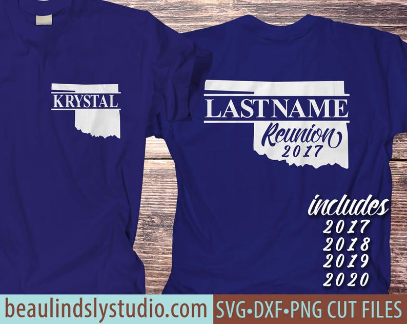 Custom Oklahoma Family Reunion SVG Cutting File Oklahoma ...
