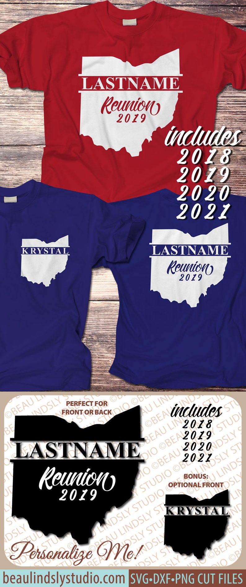 Download Custom Ohio Family Reunion SVG Cutting File Ohio SVG ...