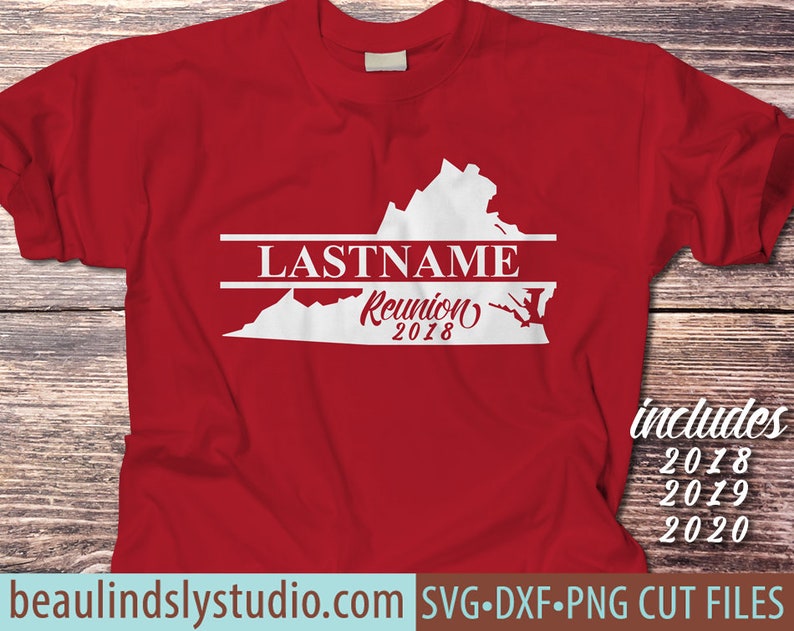 Download Custom Virginia Family Reunion SVG Cutting File Virginia ...
