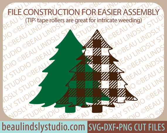Christmas Tree Svg File Plaid Svg Canada Svg Canadian Svg Etsy