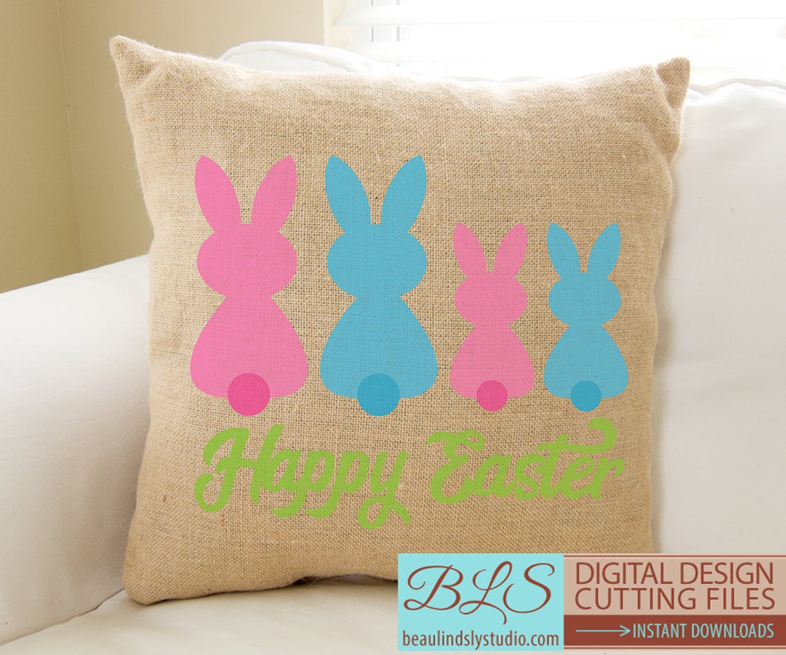 Download Easter Bunny Family Clip Art SVG Easter SVG Stick Figure ...