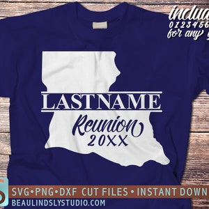 Download Louisiana Family Reunion Svg Louisiana Svg Cutting File Etsy