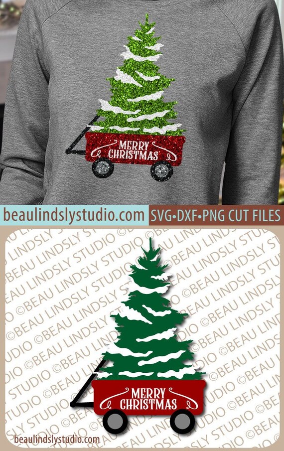 Download Wagon Christmas Tree Svg File Christmas Svg File For Cricut Etsy