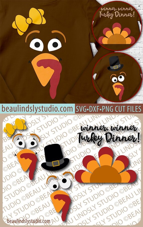 Download Funny Thanksgiving Turkey Faces Svg Boy Turkey Face Girl Etsy