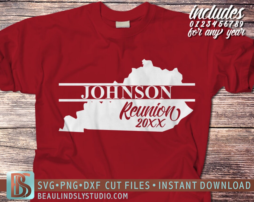Kentucky Family Reunion SVG, Kentucky SVG Cutting File, Family Reunion