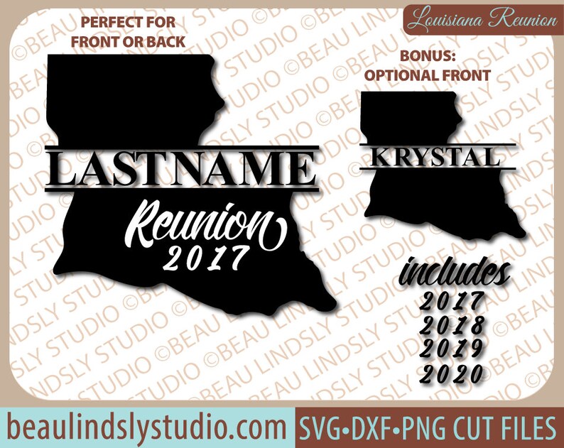 Download Louisiana Family Reunion SVG Cutting File Louisiana SVG | Etsy