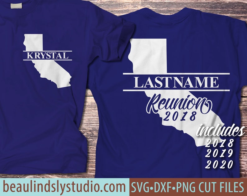 Download California Family Reunion SVG California SVG Cutting File | Etsy