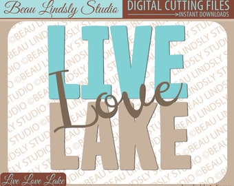 Lake Quote SVG Cutting File, Lake SVG, Outdoor Life SVG, svg File For Silhouette Pattern, svg File For Cricut Projects, svg Format File