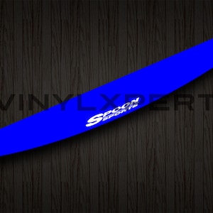 Spoon Windshield Banner Vinyl Decal oil racing track jdm japan honda acura