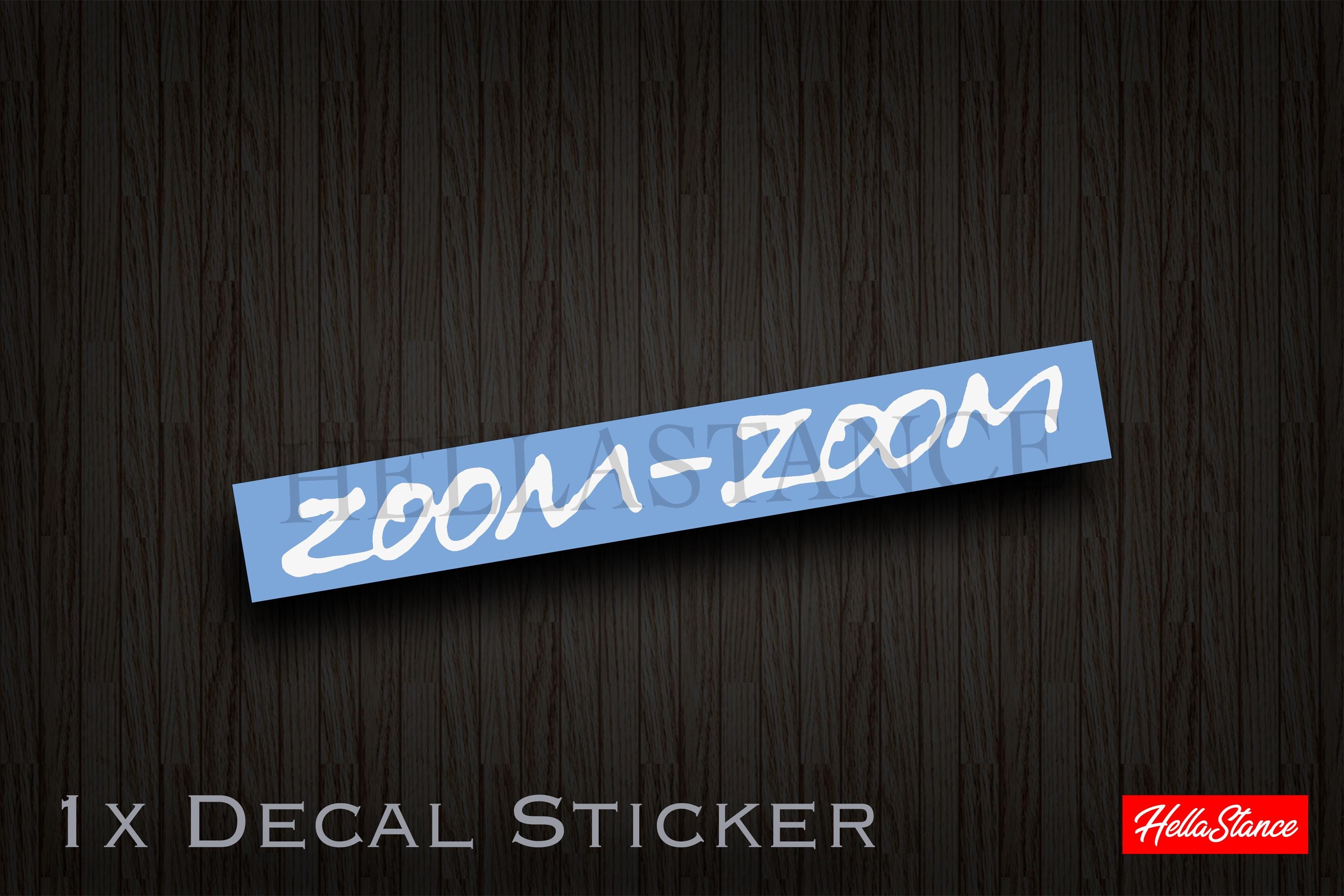 Zoom-zoom Decal Sticker - Etsy