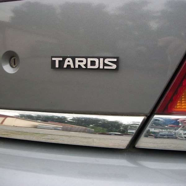 TARDIS Custom Car Emblem