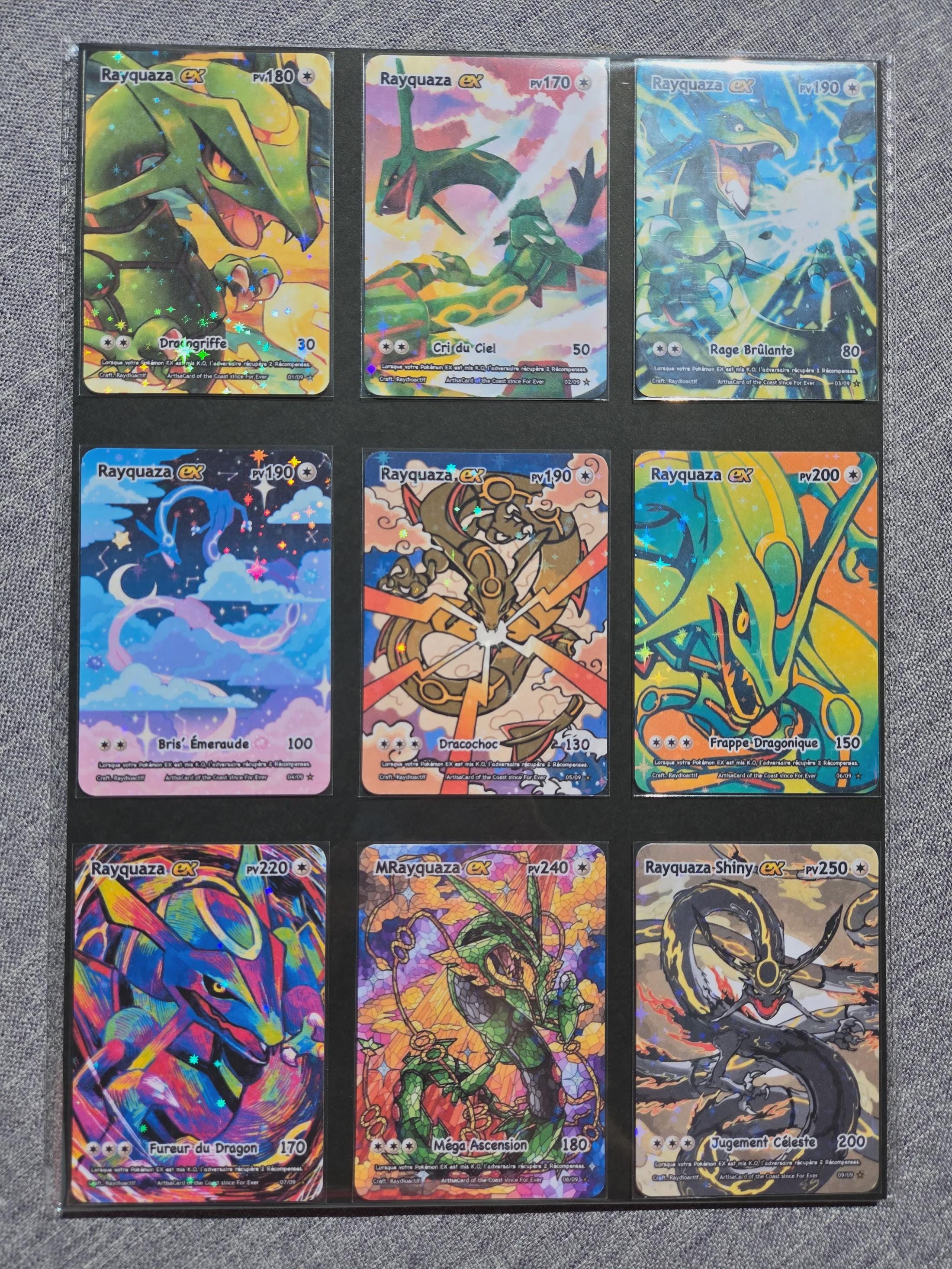 Rayquaza Ex Full Art Pokmon Cards - Etsy