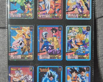 ヴィンテージ日本製バンダイドラゴンボール Z データカードダスカード