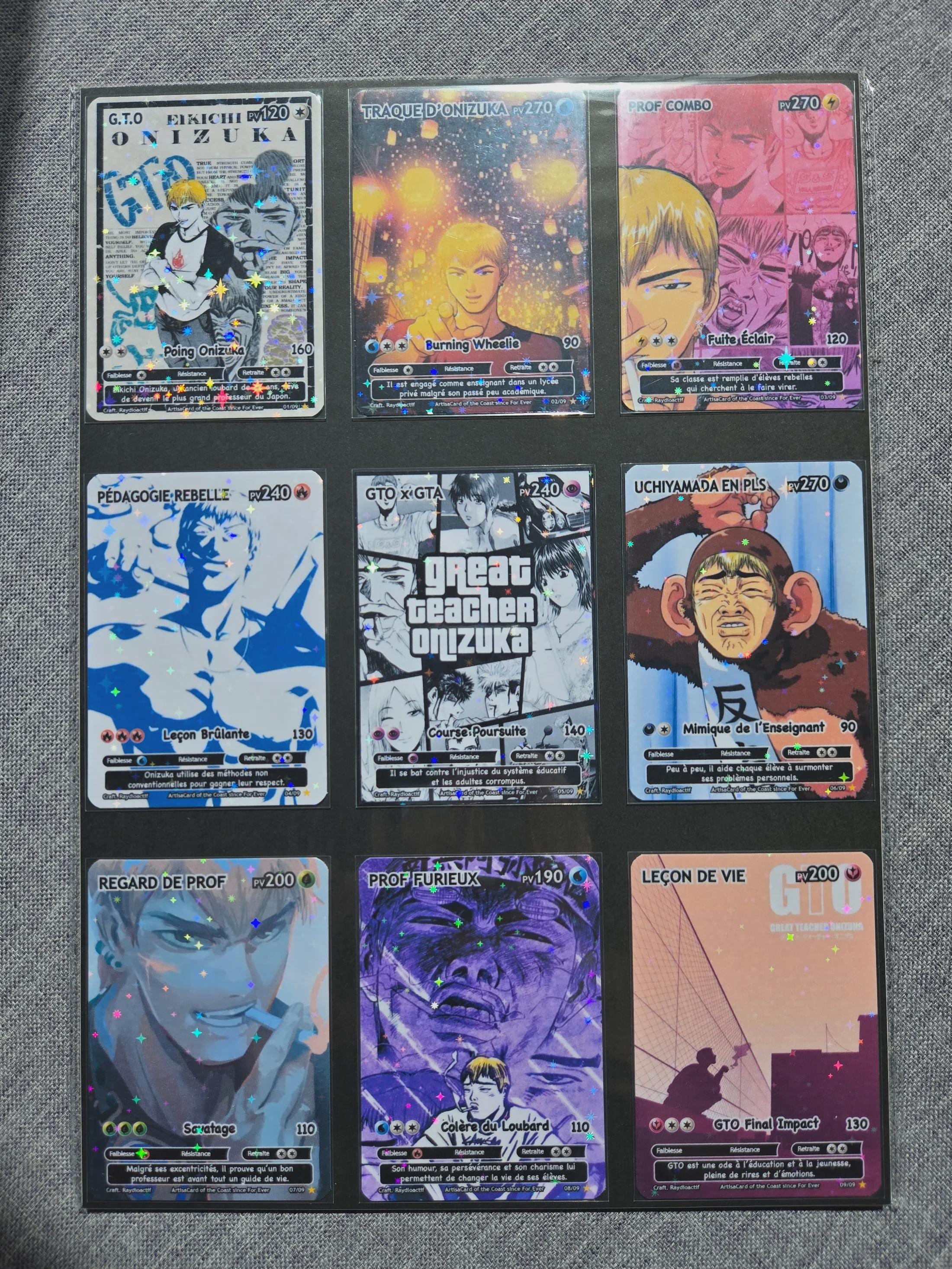 GTO Great Teacher Onizuka Cards - Pokémon Style - Etsy