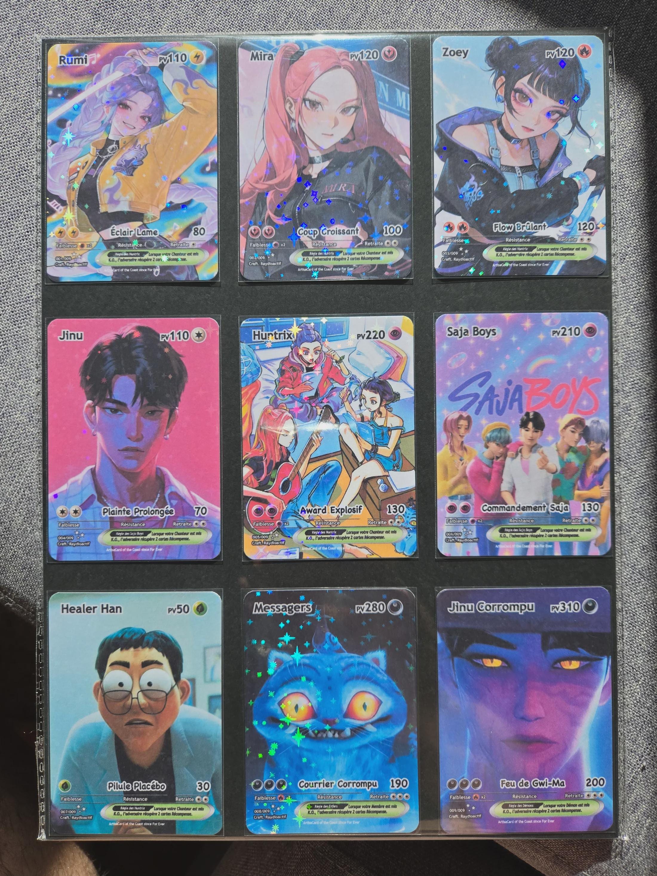 K-pop Demon Hunters Cards - Pokémon Style - Etsy
