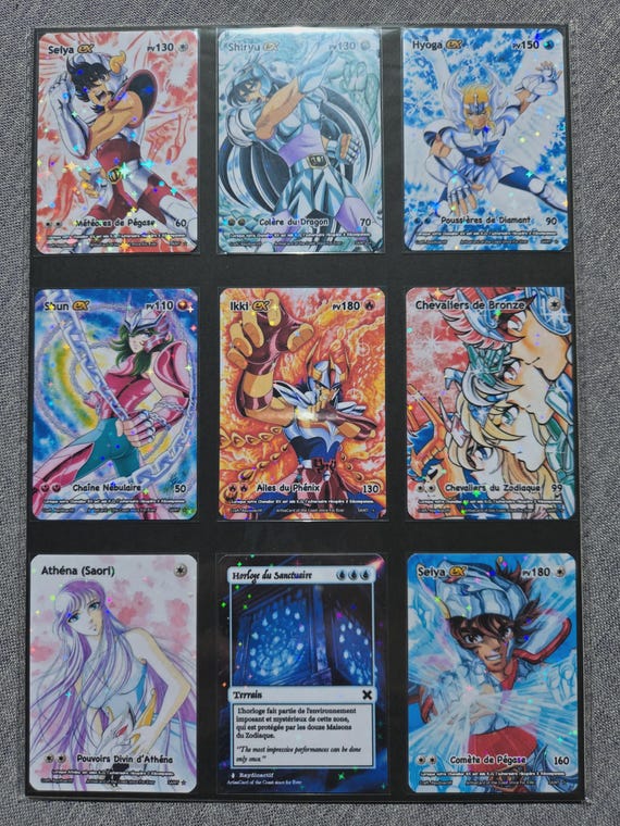 Saint Seiya Cards - Knights of the Zodiac - Etsy