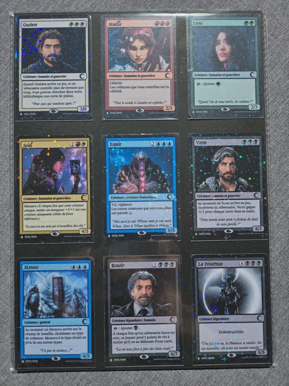 Light and Dark Expedition 33 Cards - Magic MTG Style - Etsy