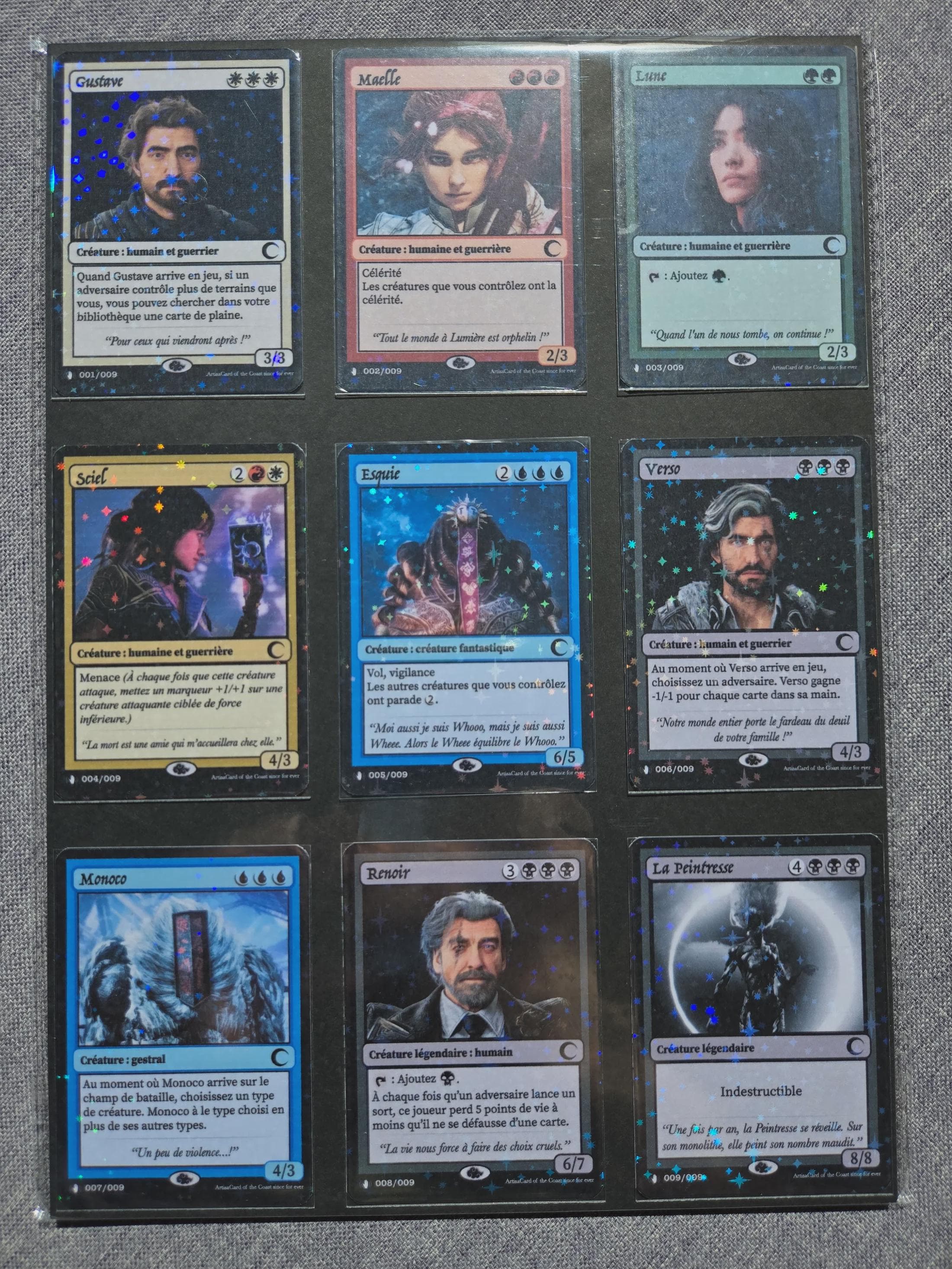 Light and Dark Expedition 33 Cards - Magic MTG Style - Etsy
