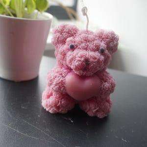 Cute Teddy Bear Candle