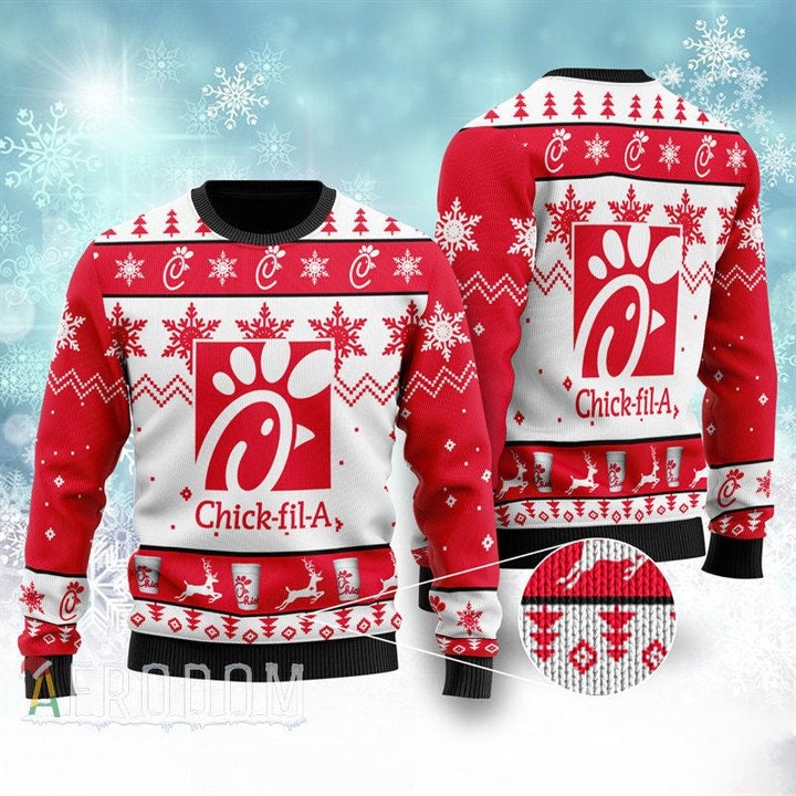 Discover Chick-Fil-A Christmas Sweater, Xmas 3D