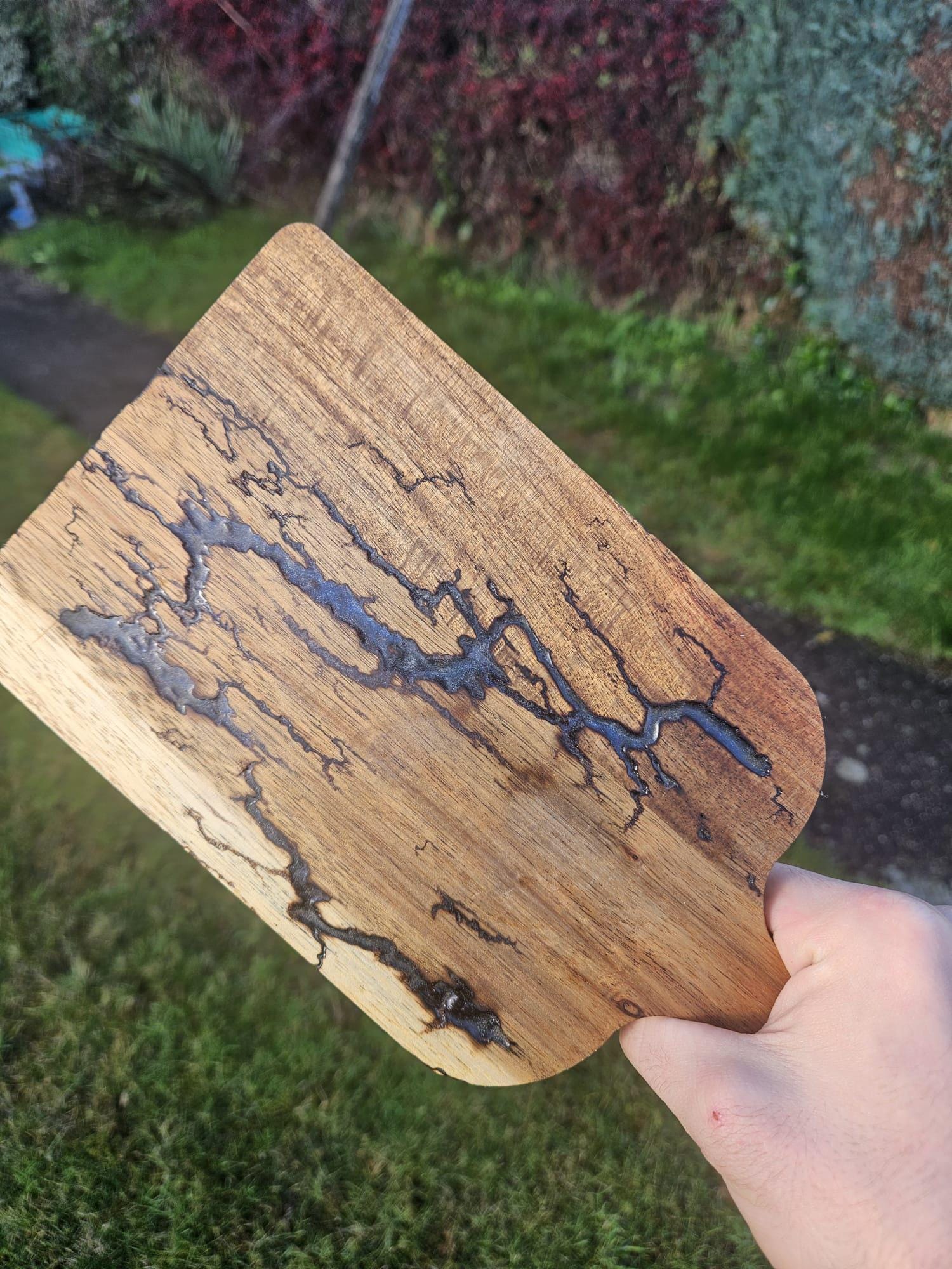 Frozen Lightning Lichtenberg Figure – Acrylic Sculpture With Captured Electrical Discharge
