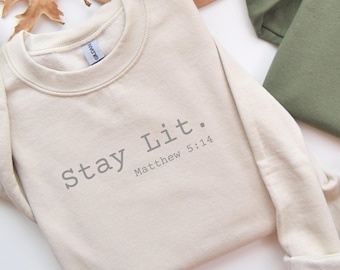 Faith Inspired Christian Sweatshirt, Sassy Faith Crewneck, Trendy Bible Verse Pullover, Jesus Sweatshirt Religious Cozy Church Sweater