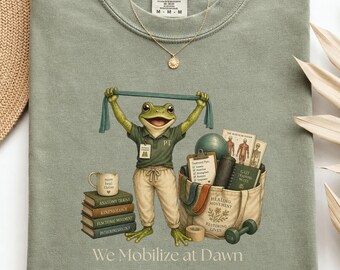 Physical Therapist Shirt, PT Frog Tee, PTA shirt, Comfort Colors PT Gift, Funny Physical Therapy Shirt, Home Health Therapist Rehab