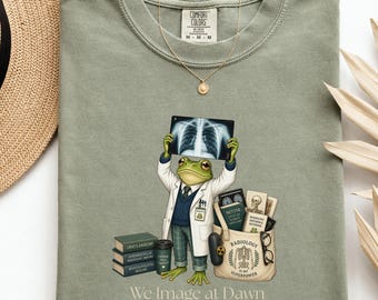 Radiology Frog Shirt, Radiologist Gift, Comfort Colors Tee, Radiology Tech, X-Ray Technician Shirt, Rad Tech Gift