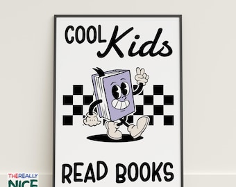Impresión de libros para niños, decoración de sala de juegos (descarga digital)