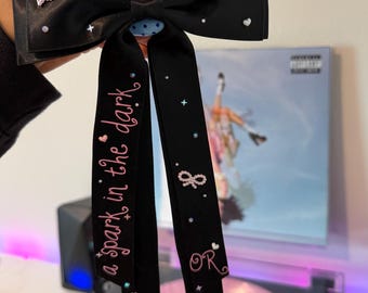 Custom Olivia Rodrigo Lyric Bow for The Unraveled Tour