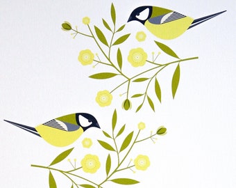 Spring Birds - Open Edition Giclee Print