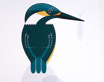 Kingfisher - Open Edition Giclee Print