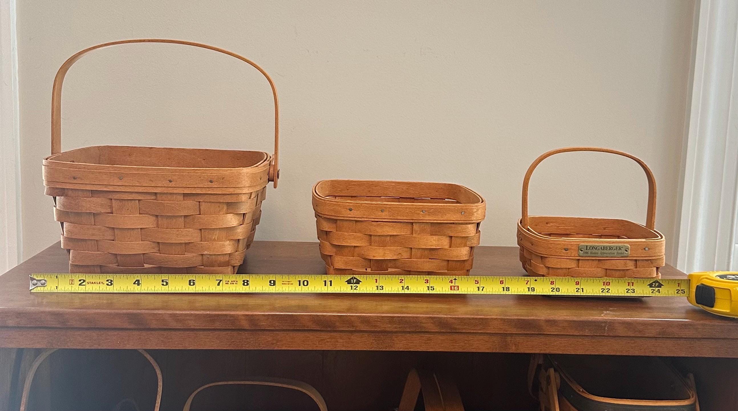 ロンガバーガーバスケット（3個セット） - Etsy 日本