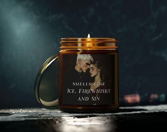 Manacled Dramoine inspired Candle - Smells like Ice, Firewhisky and Sin