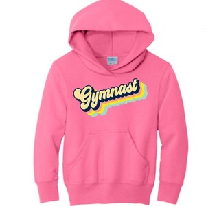 Retro Gymnast Hooded Sweatshirt