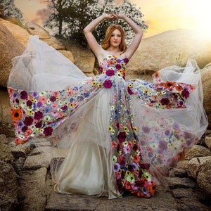 Floral Long Gown image 1