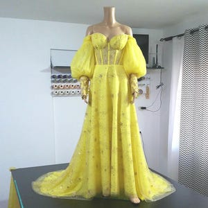 DDP Yellow Celestial Wedding Dress DDP
